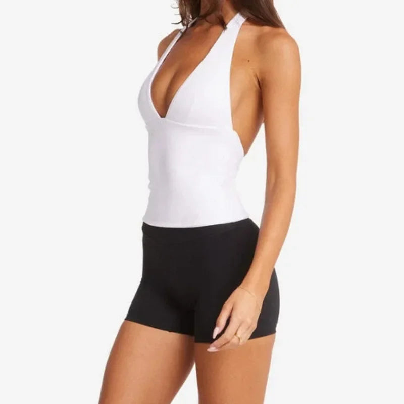 Woman Top Gym Impact Halter Top